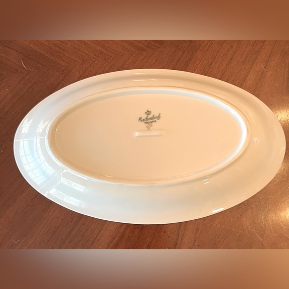 RARE Small Eschenbach Baronet style Bavarian China Pattern Floral Platter/Bowl - Picture 8 of 11